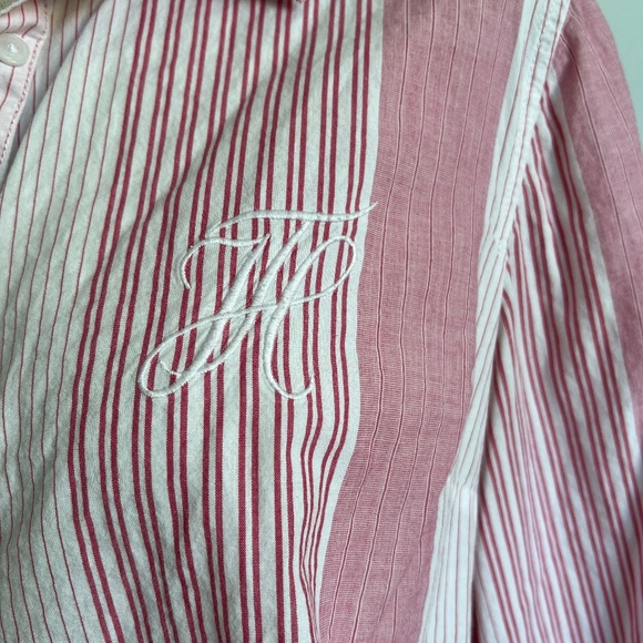 Tommy Hilfiger - Pink & White Stripped Button Down Shirt - Picture 3 of 7
